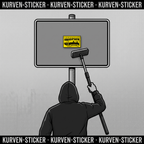 Dresden Fußball Sticker kaufen – Vinyl Sticker für die Kurve, wetterfest – mit 1m Aufkleberstab