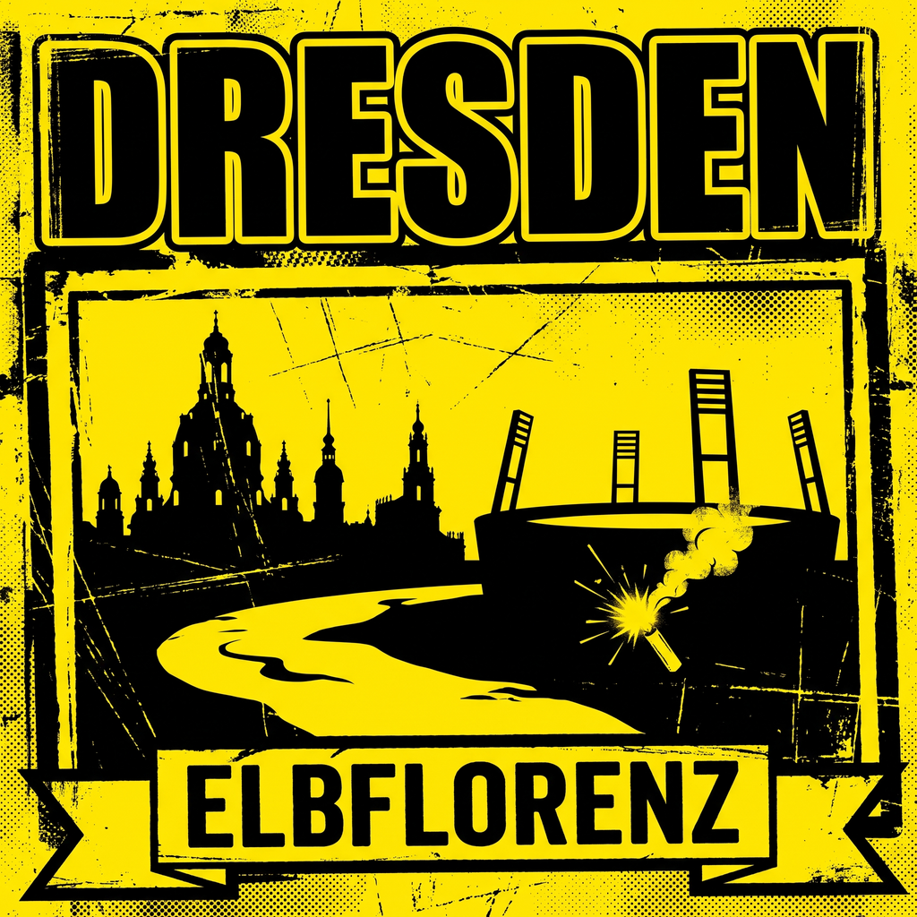 Fußball Sticker Dresden kaufen – Vinyl Sticker für die Kurve, wetterfest