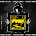 Fußball Sticker Dresden kaufen – Vinyl Sticker für die Kurve, wetterfest