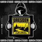 Fußball Sticker Dresden kaufen – Vinyl Sticker für die Kurve, wetterfest