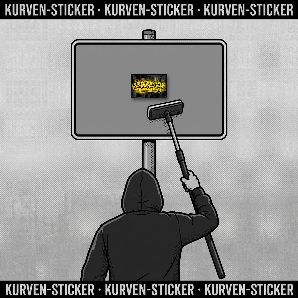 Dresden Ultra Sticker kaufen – Vinyl Sticker für die Kurve, wetterfest – mit Teleskop-Applikator