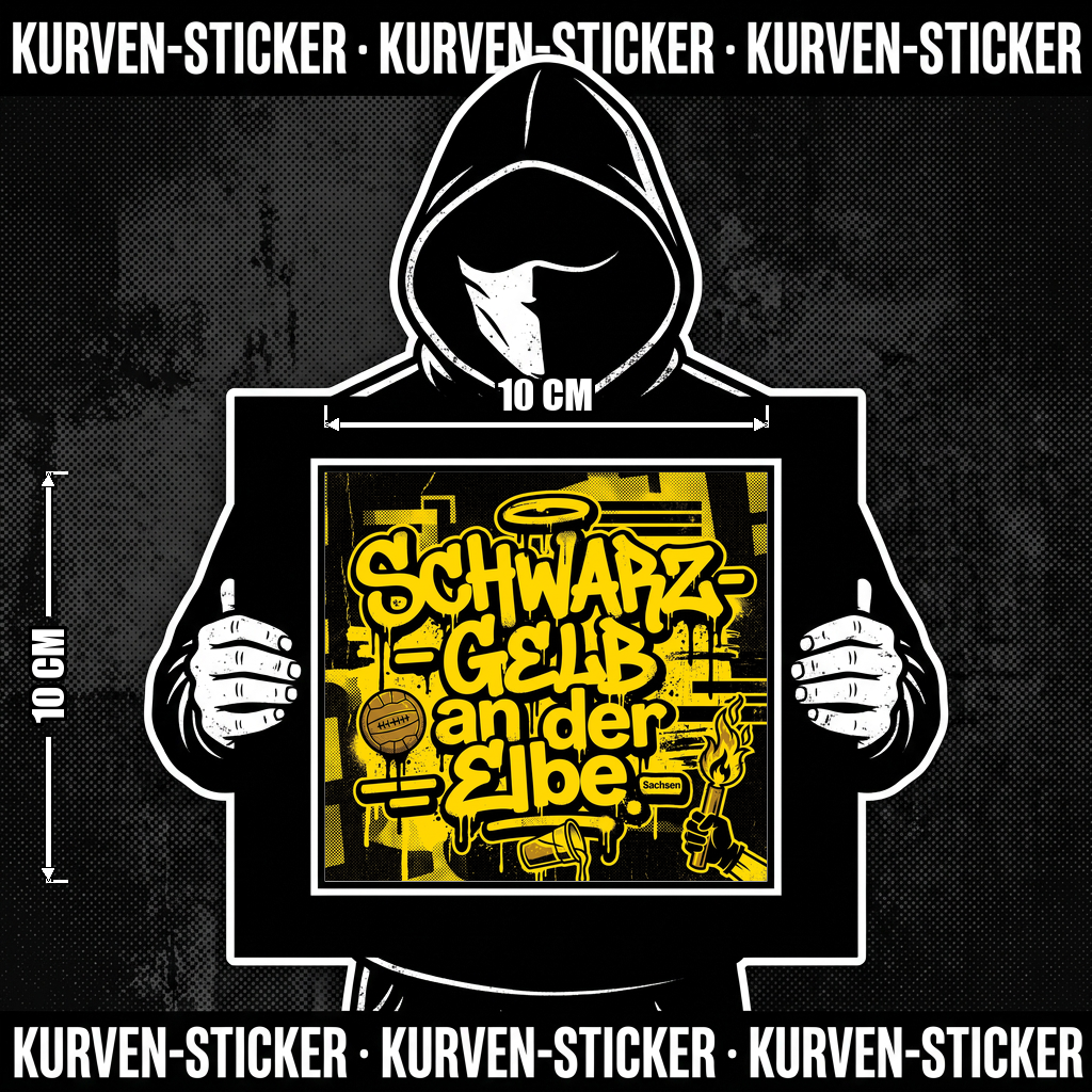 Dresden Ultra Aufkleber kaufen – Vinyl Sticker für die Kurve, wetterfest