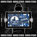 Fußball Sticker Duisburg kaufen – Vinyl Sticker für die Kurve, wetterfest