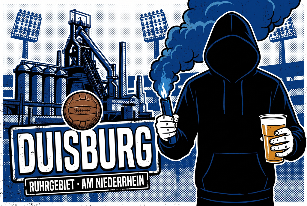 Duisburg Fußball Sticker kaufen – Vinyl Sticker für die Kurve, wetterfest