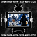 Duisburg Fußball Sticker kaufen – Vinyl Sticker für die Kurve, wetterfest