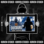 Duisburg Fußball Sticker kaufen – Vinyl Sticker für die Kurve, wetterfest