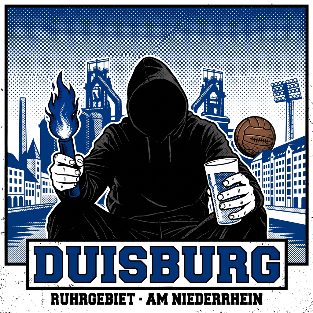 Fußball Aufkleber Duisburg kaufen – Vinyl Sticker für die Kurve, wetterfest