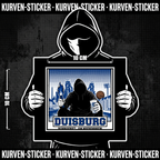 Fußball Aufkleber Duisburg kaufen – Vinyl Sticker für die Kurve, wetterfest