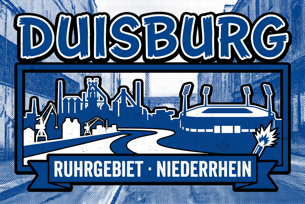 Duisburg Ultra Sticker kaufen – Vinyl Sticker für die Kurve, wetterfest