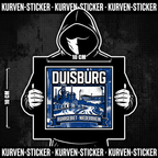 Duisburg Fußball Aufkleber kaufen – Vinyl Sticker für die Kurve, wetterfest