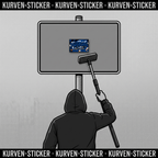 Ultra Sticker Duisburg kaufen – Vinyl Sticker für die Kurve, wetterfest – mit Teleskop-Applikator