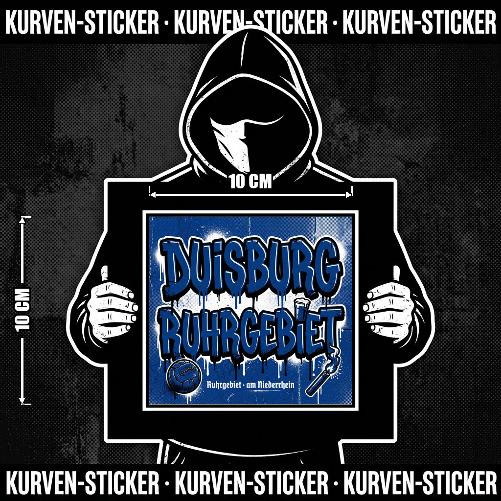 Ultra Aufkleber Duisburg kaufen – Vinyl Sticker für die Kurve, wetterfest