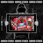 Fußball Aufkleber Essen kaufen – Vinyl Sticker für die Kurve, wetterfest
