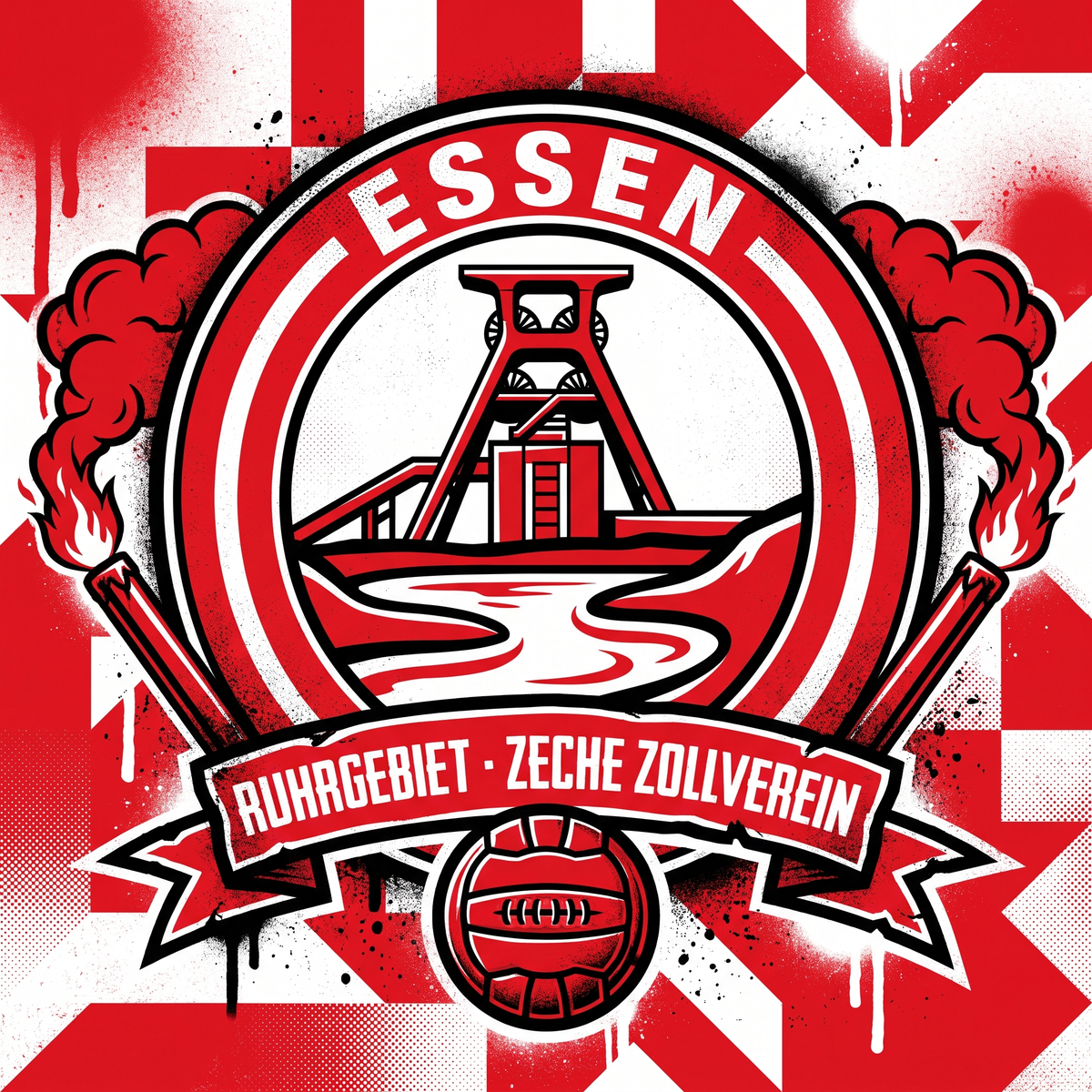 Fußball Sticker Essen kaufen – Vinyl Sticker für die Kurve, wetterfest