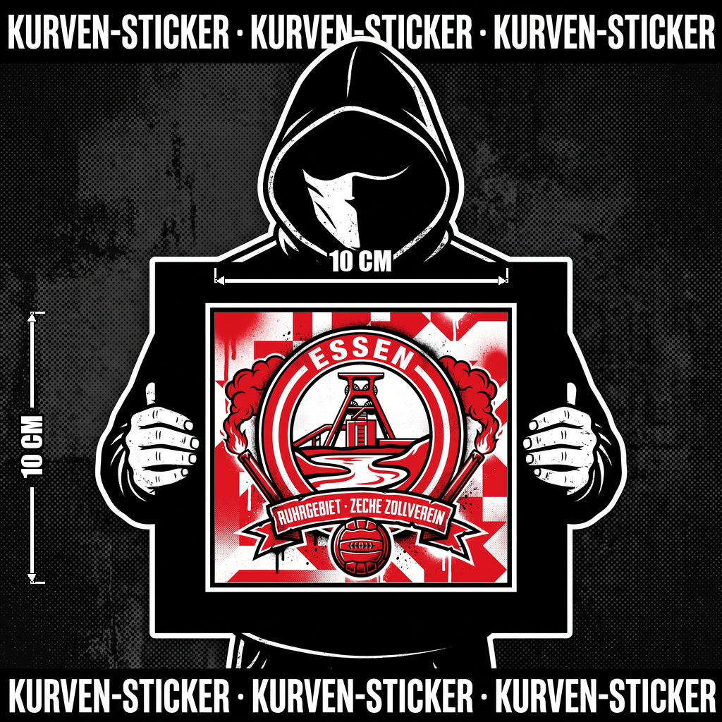 Fußball Sticker Essen kaufen – Vinyl Sticker für die Kurve, wetterfest