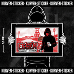 Essen Ultra Sticker kaufen – Vinyl Sticker für die Kurve, wetterfest