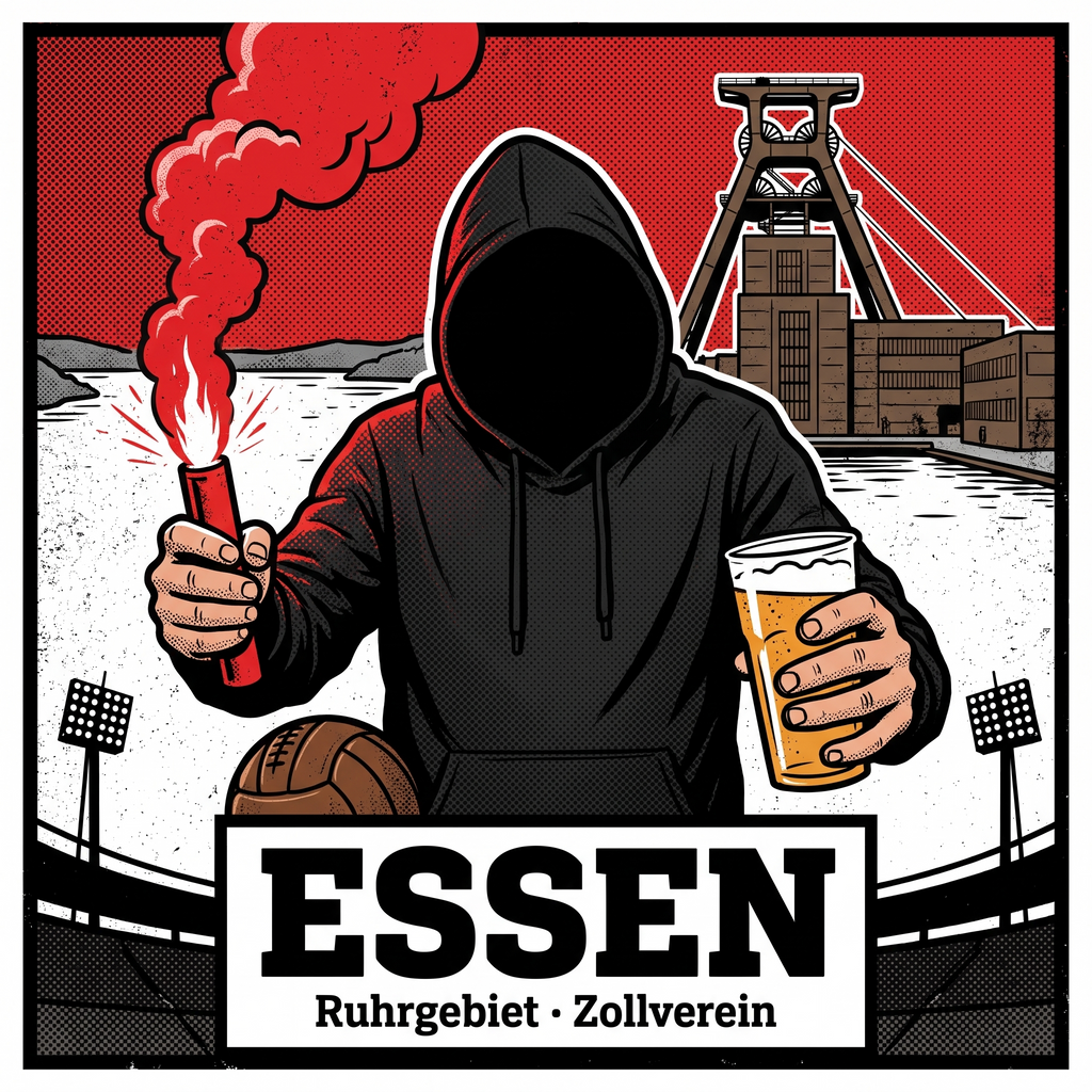 Essen Ultra Aufkleber kaufen – Vinyl Sticker für die Kurve, wetterfest