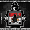 Essen Ultra Aufkleber kaufen – Vinyl Sticker für die Kurve, wetterfest