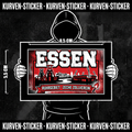 Essen Fußball Aufkleber kaufen – Vinyl Sticker für die Kurve, wetterfest