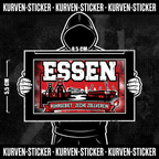Essen Fußball Aufkleber kaufen – Vinyl Sticker für die Kurve, wetterfest