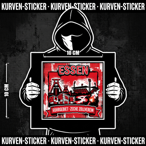 Ultra Aufkleber Essen kaufen – Vinyl Sticker für die Kurve, wetterfest