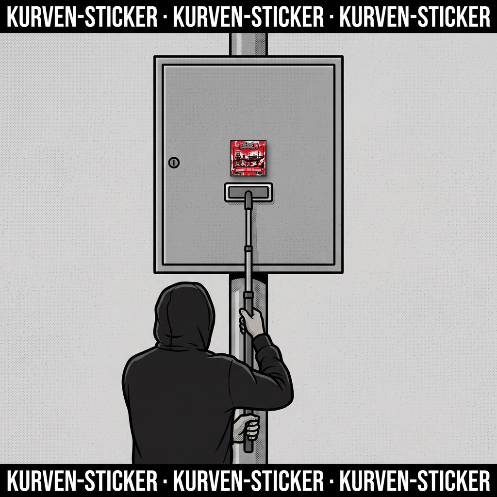 Ultra Aufkleber Essen kaufen – Vinyl Sticker für die Kurve, wetterfest – mit Vinyl-Stickerstab
