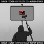 Frankfurt Ultra Sticker kaufen – Vinyl Sticker für die Kurve, wetterfest – mit Teleskopstab