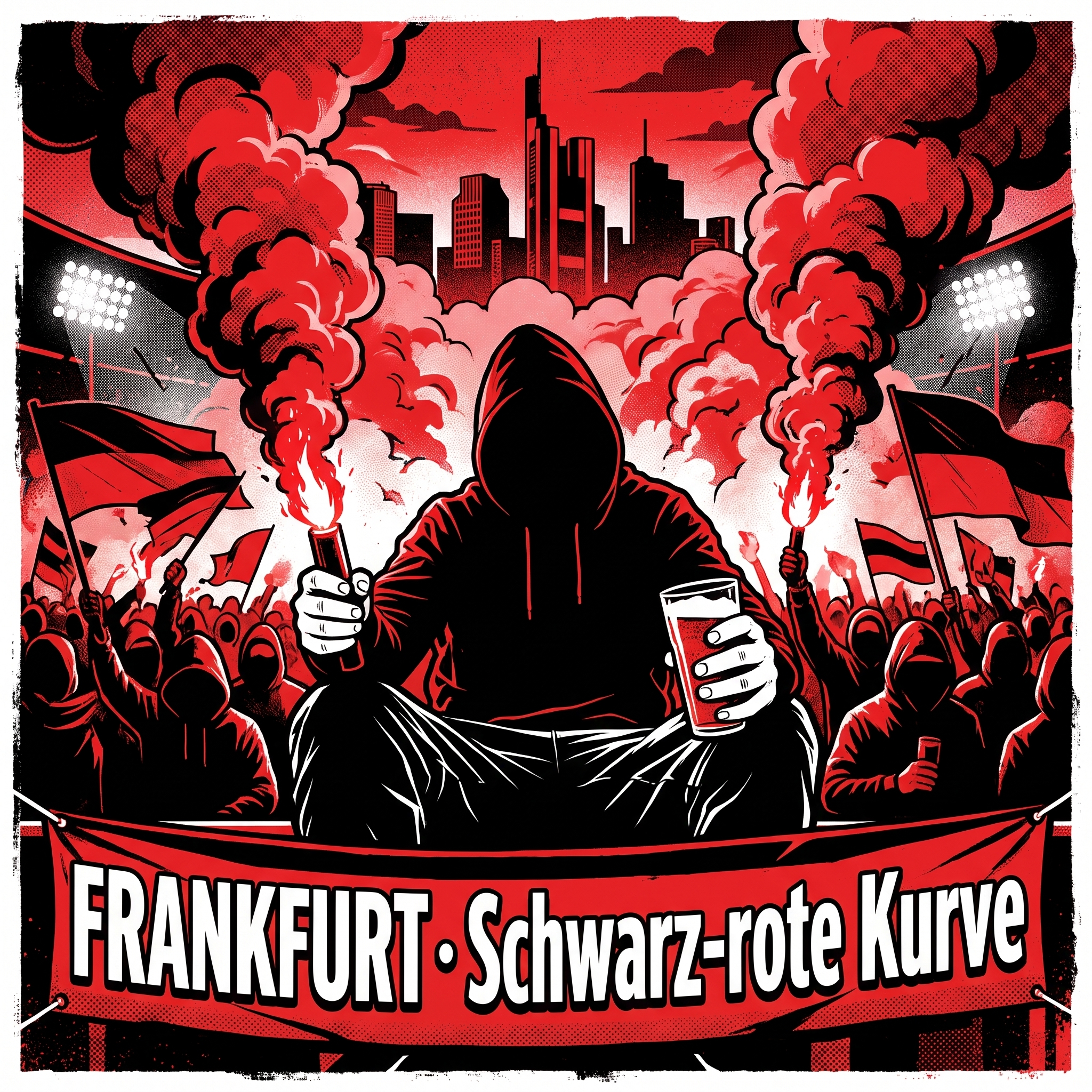 Ultra Sticker Frankfurt kaufen – Vinyl Sticker für die Kurve, wetterfest