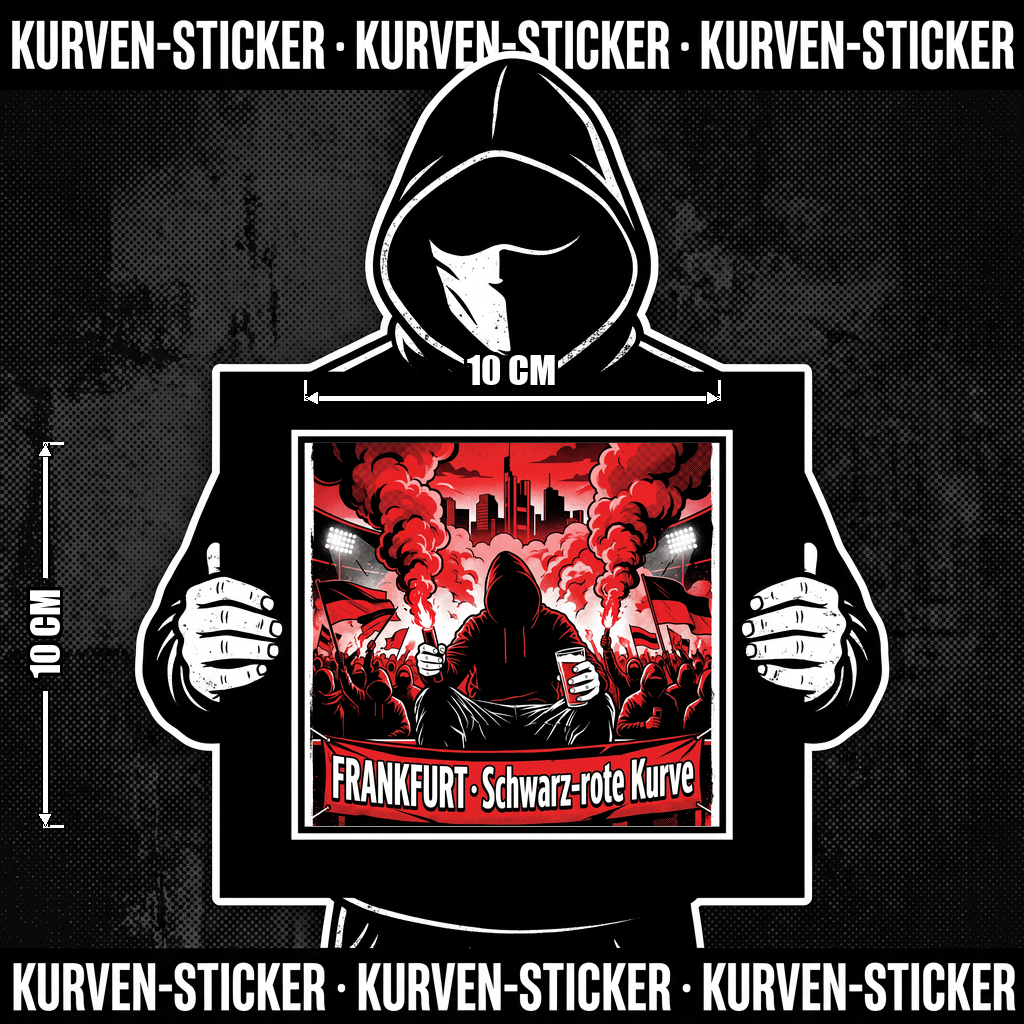 Ultra Sticker Frankfurt kaufen – Vinyl Sticker für die Kurve, wetterfest