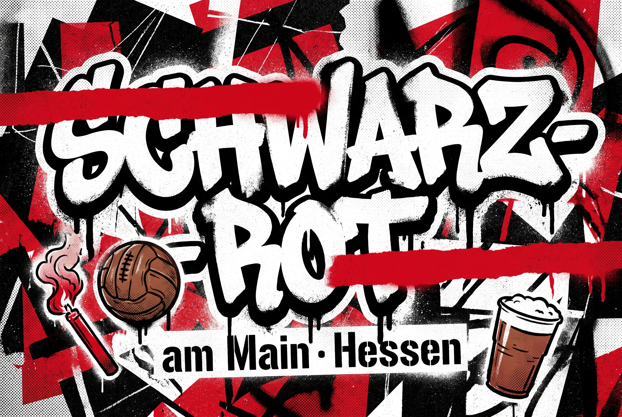Frankfurt Fußball Aufkleber kaufen – Vinyl Sticker für die Kurve, wetterfest