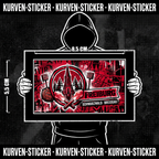 Ultra Freiburg Aufkleber kaufen – Vinyl Sticker für die Kurve, wetterfest