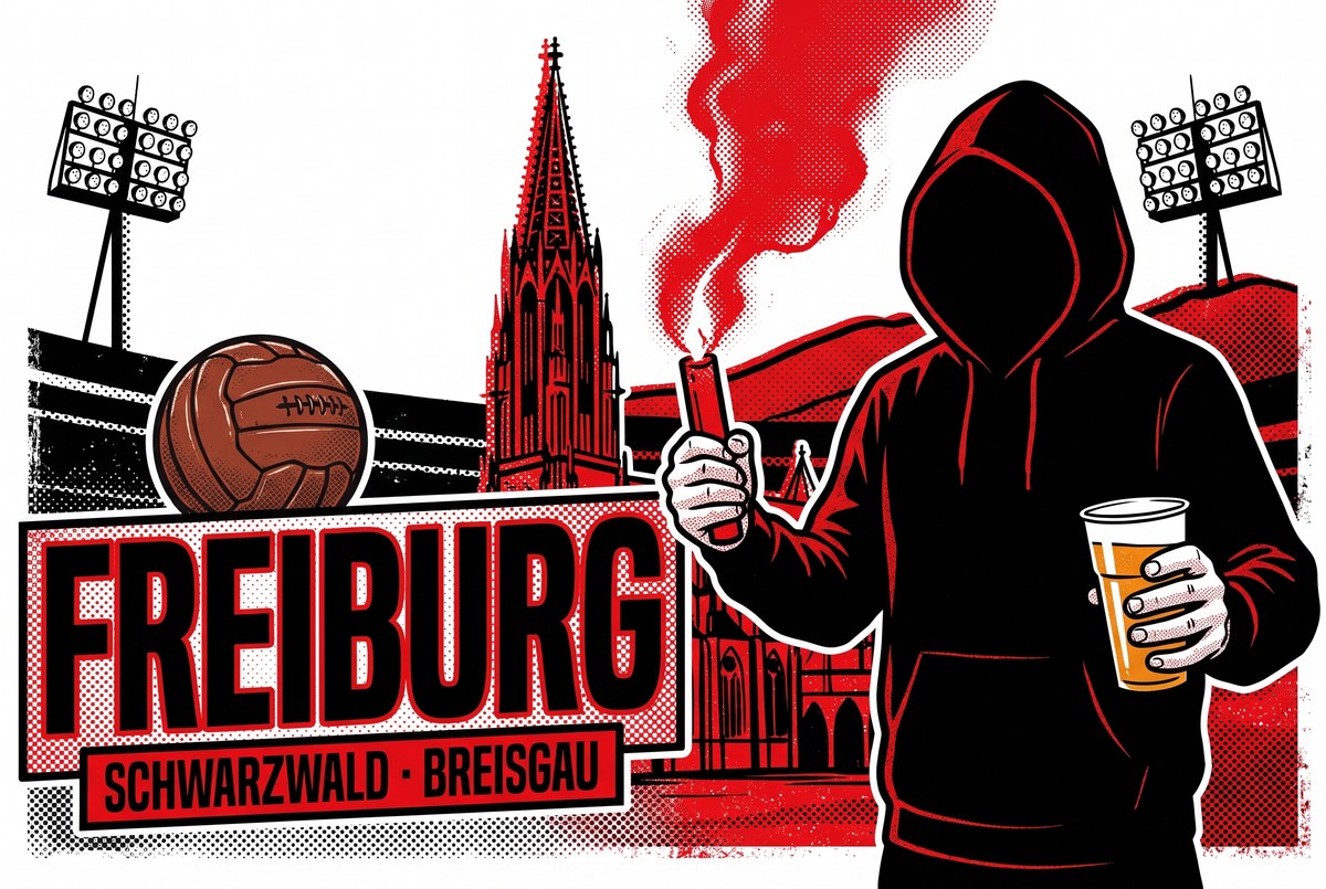 Ultra Aufkleber Freiburg kaufen – Vinyl Sticker für die Kurve, wetterfest