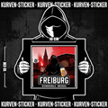 Fußball Sticker Freiburg kaufen – Vinyl Sticker für die Kurve, wetterfest