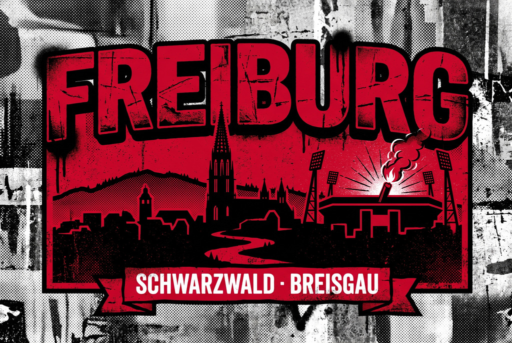 Freiburg Fußball Sticker kaufen – Vinyl Sticker für die Kurve, wetterfest