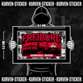 Freiburg Fußball Sticker kaufen – Vinyl Sticker für die Kurve, wetterfest