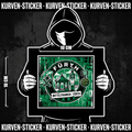 Fürth Fußball Sticker kaufen – Vinyl Sticker für die Kurve, wetterfest – Charakter haelt den Sticker