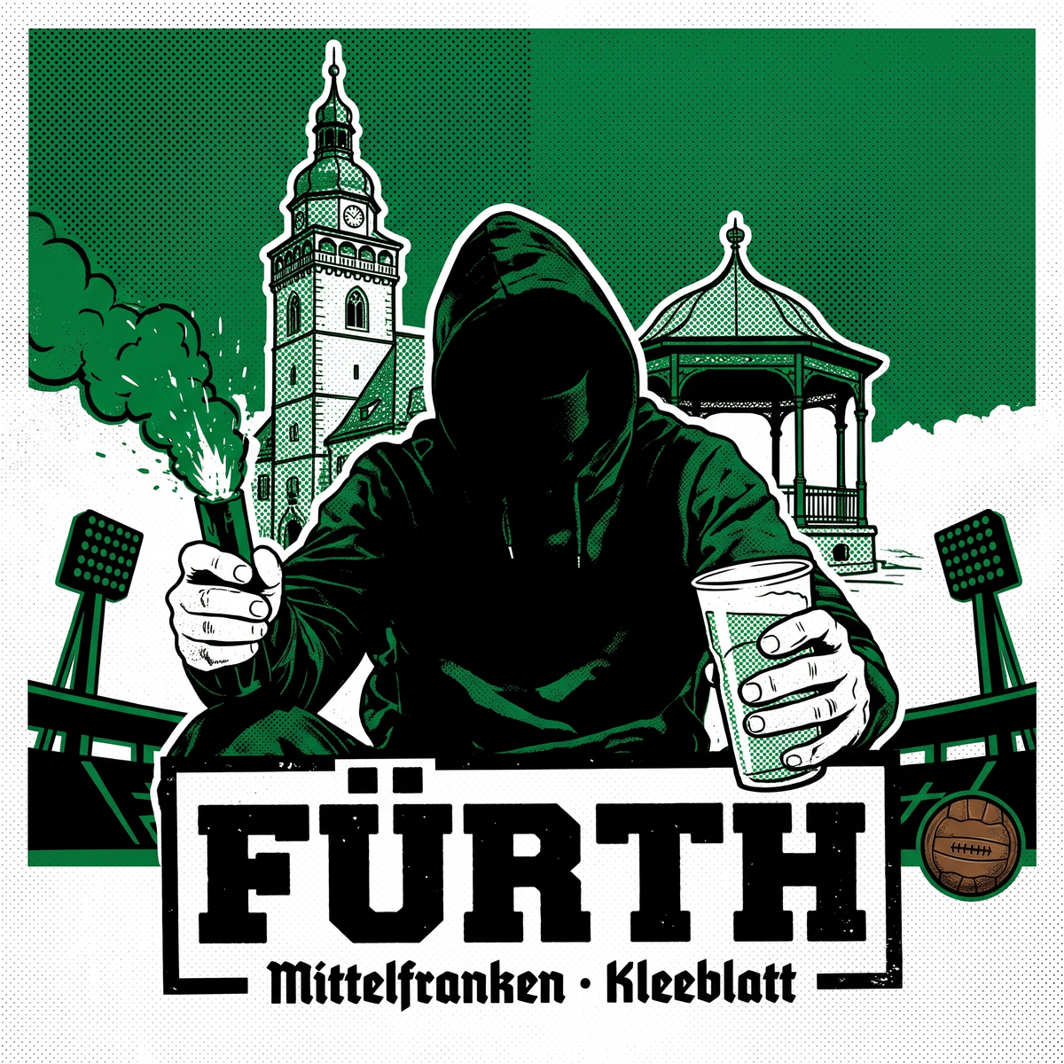 Fürth Ultra Sticker kaufen – Vinyl Sticker für die Kurve, wetterfest