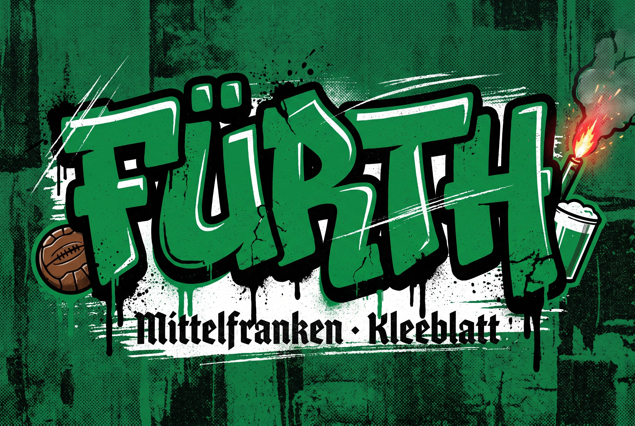 Ultra Sticker Fürth kaufen – Vinyl Sticker für die Kurve, wetterfest