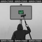 Ultra Sticker Fürth kaufen – Vinyl Sticker für die Kurve, wetterfest – mit Teleskop-Applikator