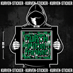 Fürth Ultra Aufkleber kaufen – Vinyl Sticker für die Kurve, wetterfest – Charakter haelt den Sticker