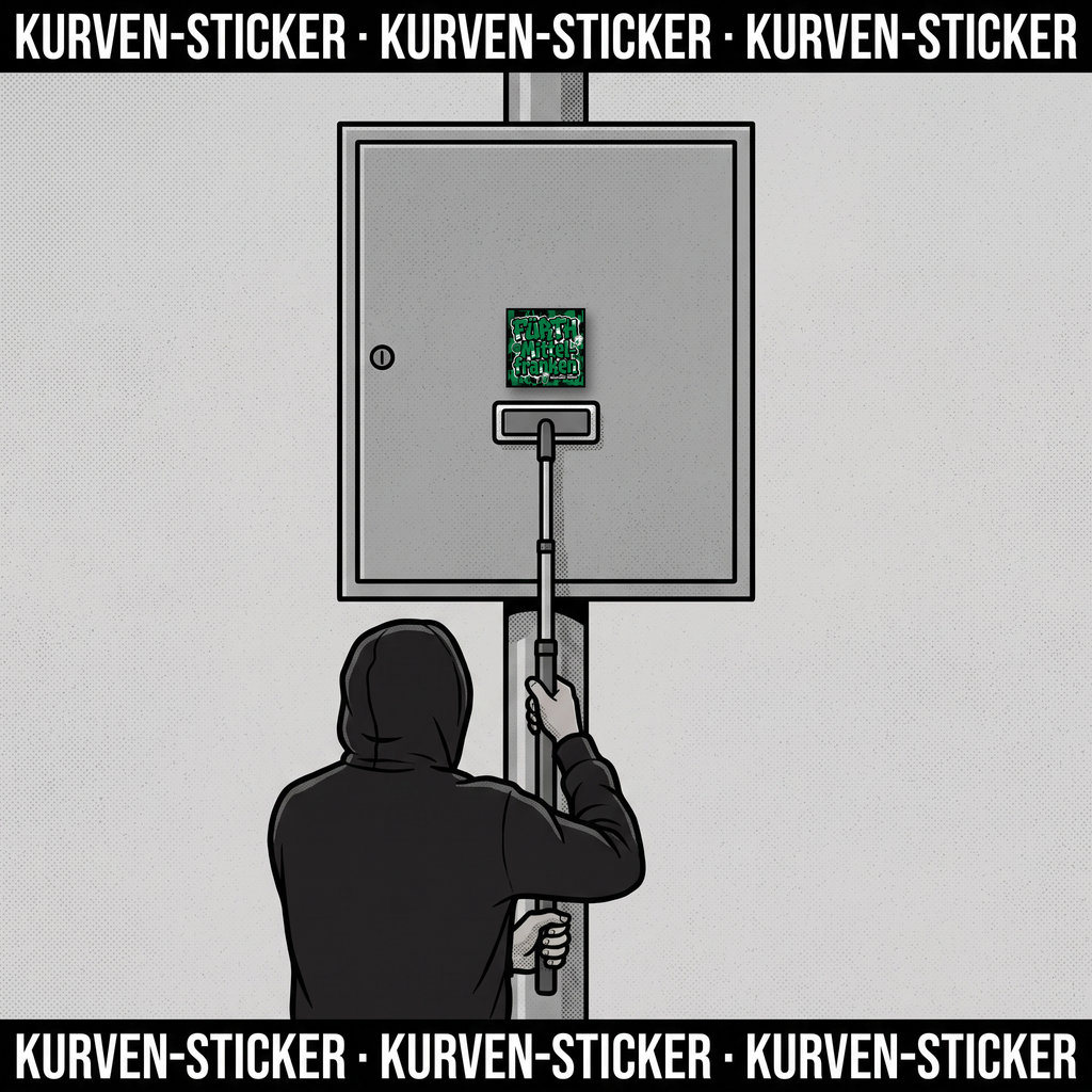 Fürth Ultra Aufkleber kaufen – Vinyl Sticker für die Kurve, wetterfest – mit Sticker-Aufkleberstab