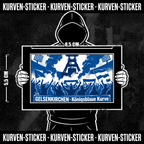 Gelsenkirchen Ultra Sticker kaufen – Vinyl Sticker für die Kurve, wetterfest