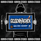 Gelsenkirchen Ultra Aufkleber kaufen – Vinyl Sticker für die Kurve, wetterfest