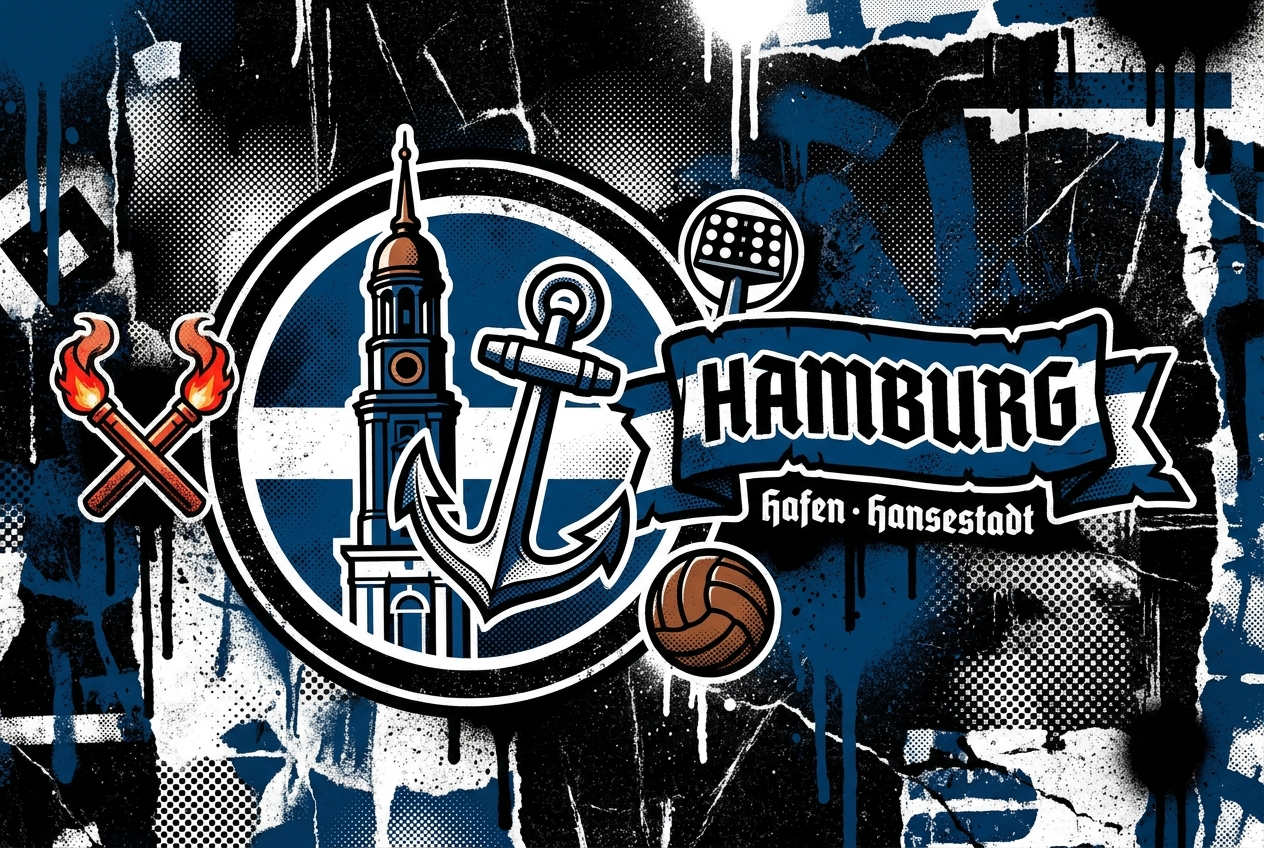 Ultra Sticker Hamburg kaufen – Vinyl Sticker für die Kurve, wetterfest