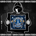 Fußball Sticker Hamburg kaufen – Vinyl Sticker für die Kurve, wetterfest