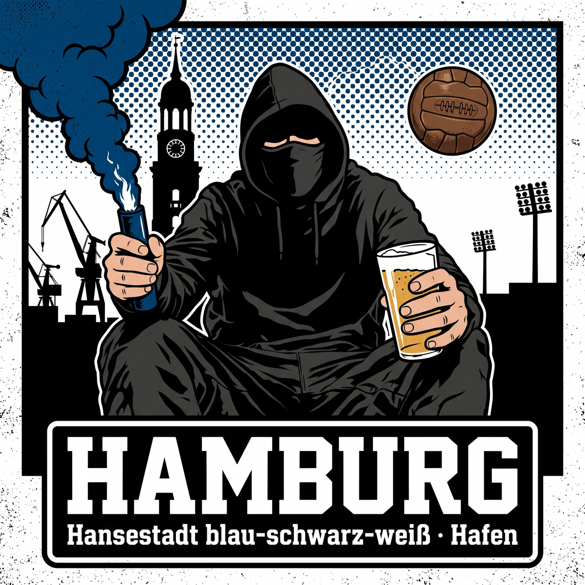 Hamburg Ultra Aufkleber kaufen – Vinyl Sticker für die Kurve, wetterfest