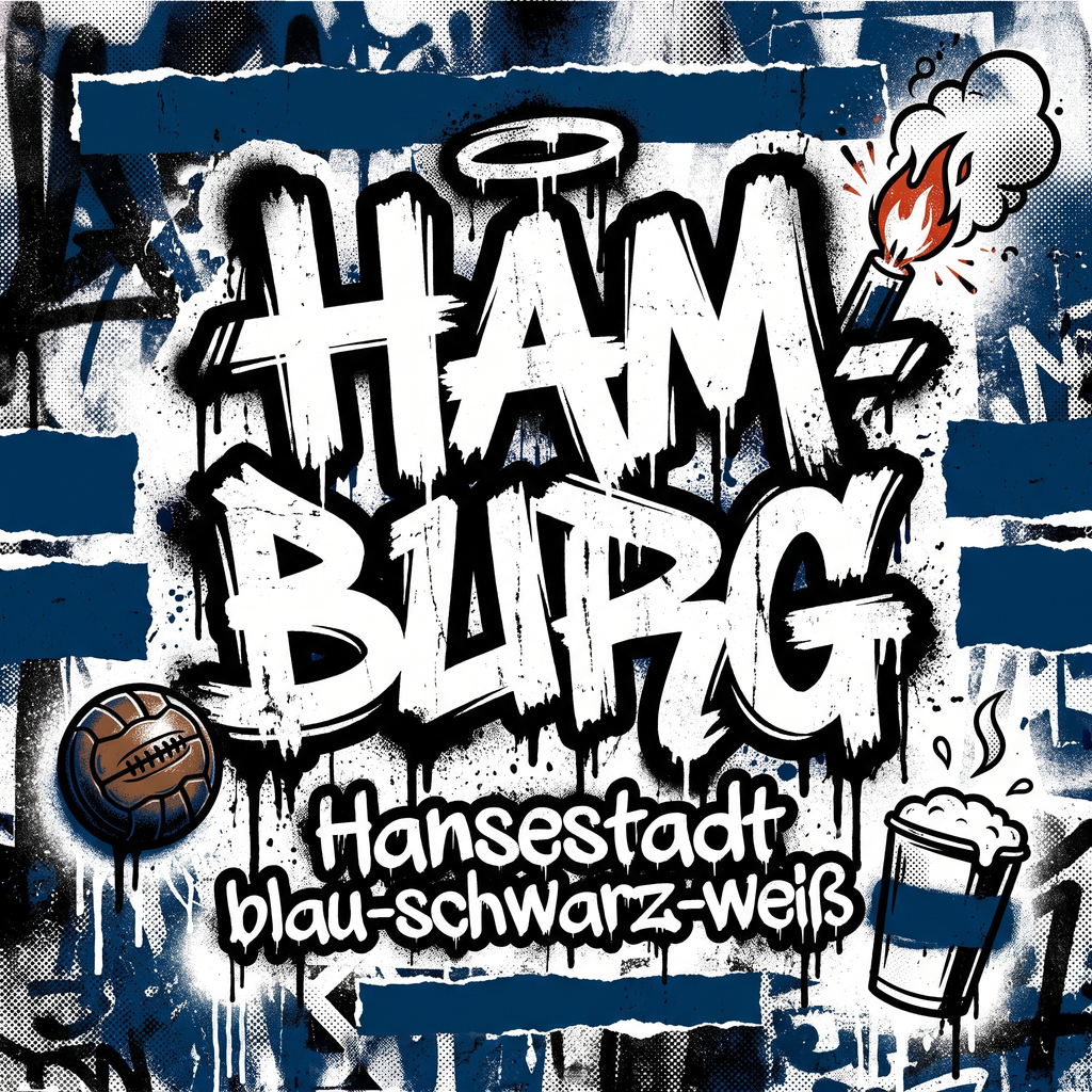 Fan Sticker Hamburg für den Block kaufen – Vinyl Sticker wetterfest