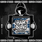 Fan Sticker Hamburg für den Block kaufen – Vinyl Sticker wetterfest