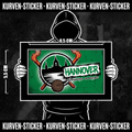 Fußball Sticker Hannover kaufen – Vinyl Sticker für die Kurve, wetterfest