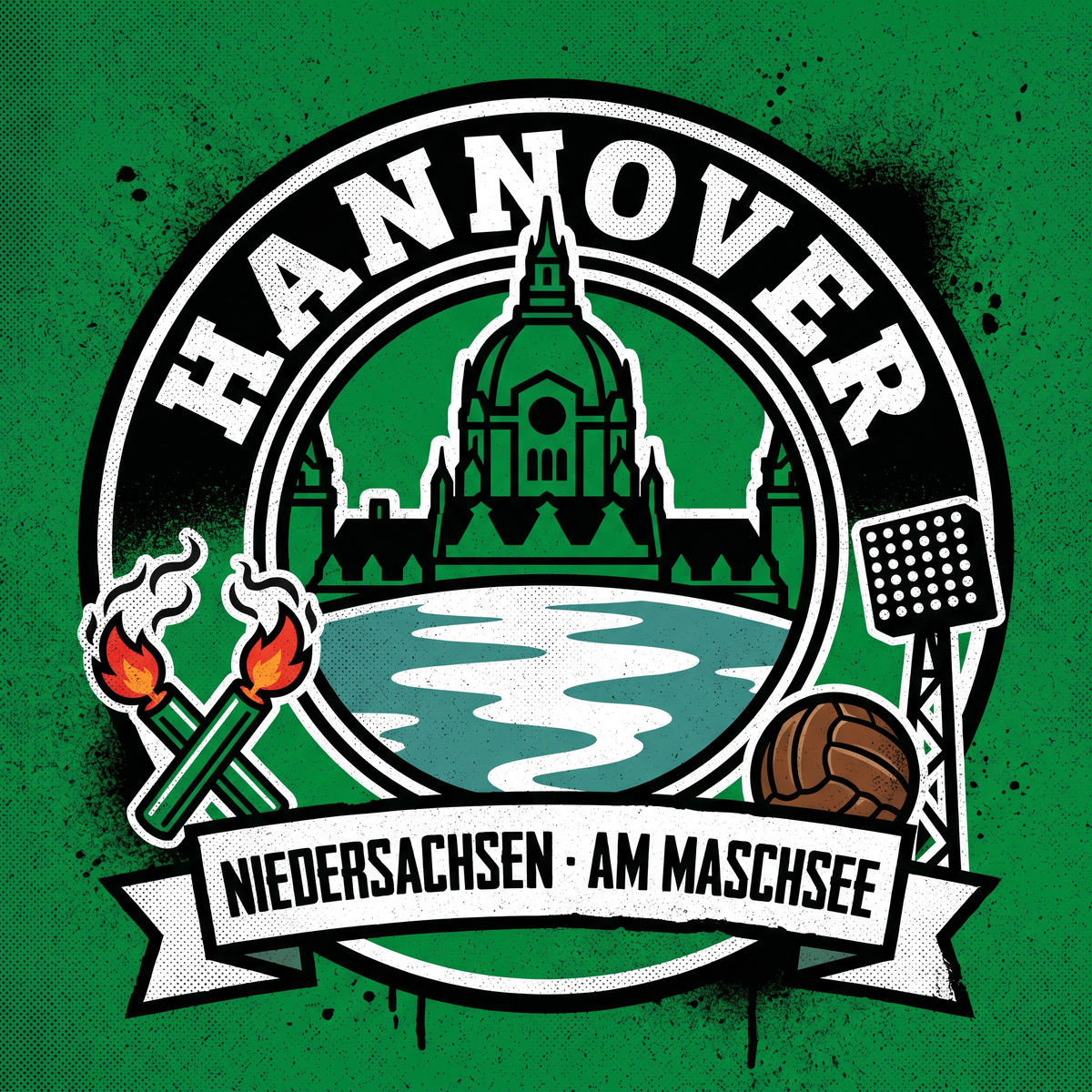 Hannover Ultra Aufkleber kaufen – Vinyl Sticker für die Kurve, wetterfest